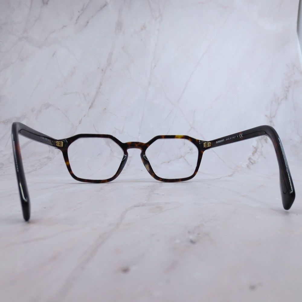 Burberry B 2294 3002 Dark Tortoise Geometric Eyeglass Frames Womens  49-18-140 - Picture 3 of 7